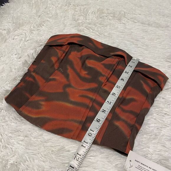 With Jean Carla Corset in NYX Red Brown Tye Dye Size XS NWT - Picture 4 of 7